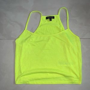 Topshop size 2 yellow tank top
